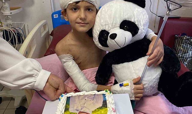 Ankara&#039;da köpeklerin saldırısına uğrayan Tunahan&#039;a doğum günü sürprizi