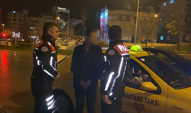 Aranan şüpheli takside yakalandı