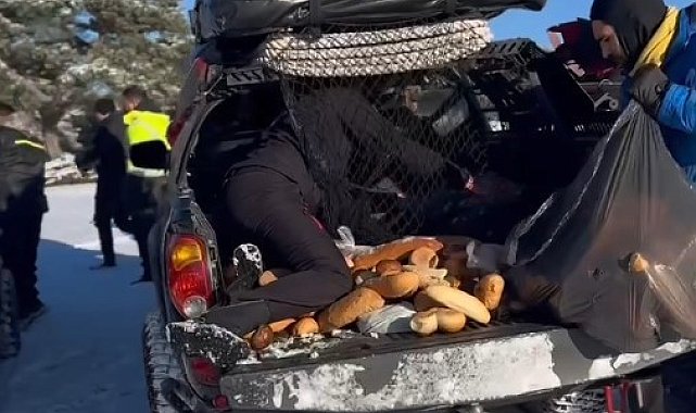 ATV tutkunları yaban hayvanlarını unutmadı