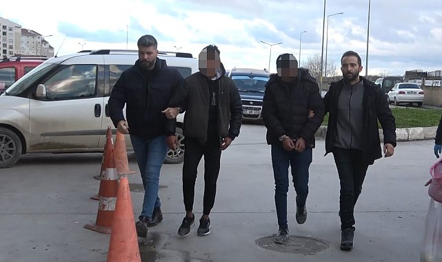 Ayakkabı hırsızları yakalandı