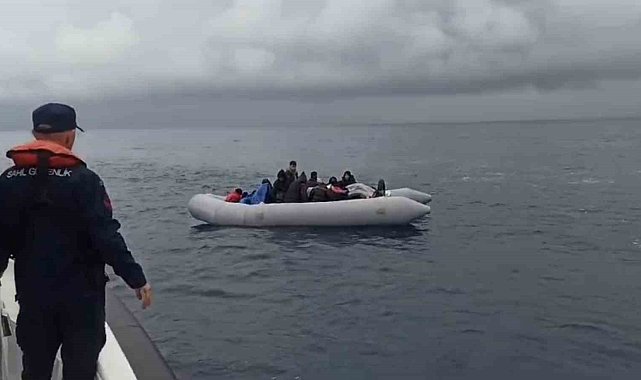 Aydın'da 33 düzensiz göçmen kurtarıldı