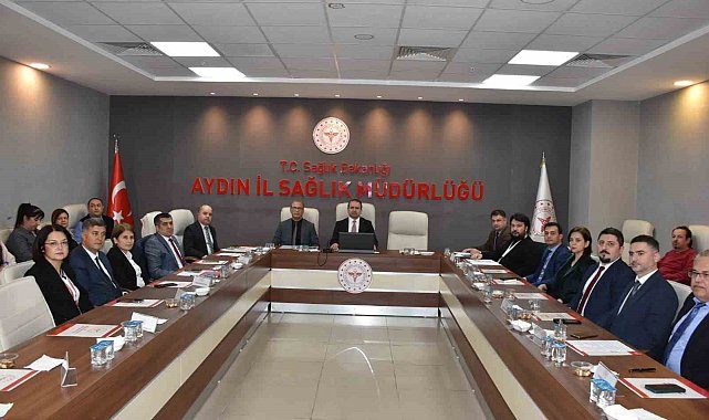 Aydın'da Acil Sağlık Hizmetleri Koordinasyon Komisyonu toplantısı gerçekleştirildi