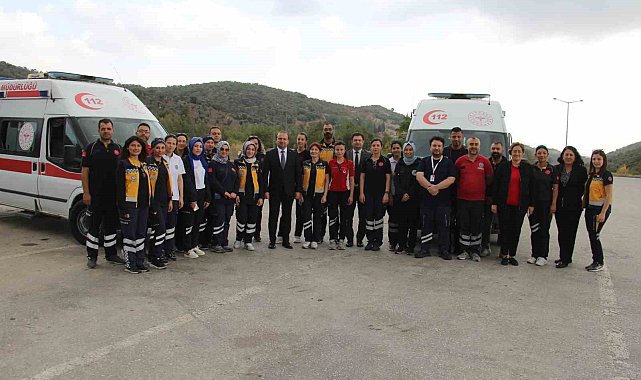 Aydın'da ambulanslar, 1 yılda 129 bin hastaya umut oldu