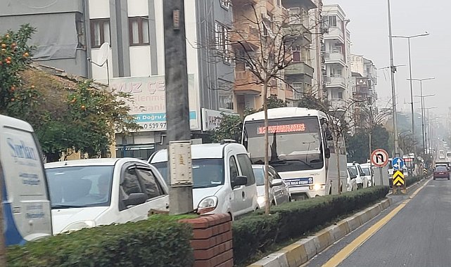 Aydın'da trafik yoğunluğu dikkat çekiyor