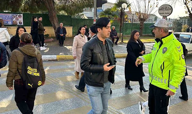 Aydın'da yayalar bilgilendirildi