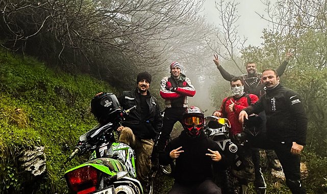 Aydın'ın doğal güzellikleri motokros tutkunlarının rotasına girdi