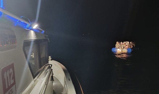 Ayvacık açıklarında 39 kaçak göçmen yakalandı