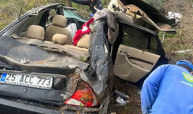 Babasını hastaneye kaldırırken, kendi de hastanelik oldu