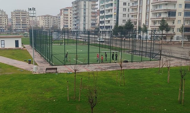 Bağlar'da atıl durumdaki arsa parka dönüştürüldü