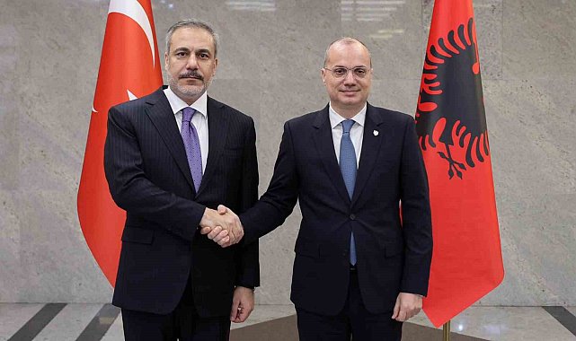 Bakan Fidan, Arnavut mevkidaşı Hasani ile görüştü