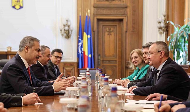 Bakan Fidan, Romanya Senatosu Başkanı Ciuca ile görüştü