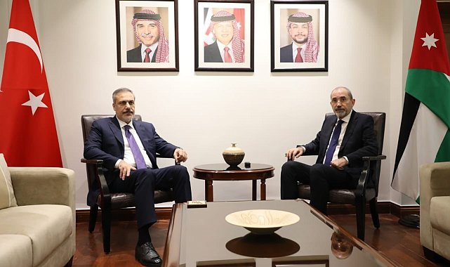 Bakan Fidan, Ürdünlü mevkidaşı Safadi ile görüştü