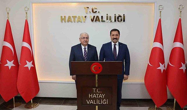 Bakan Güler, Hatay'da incelemelerde bulundu