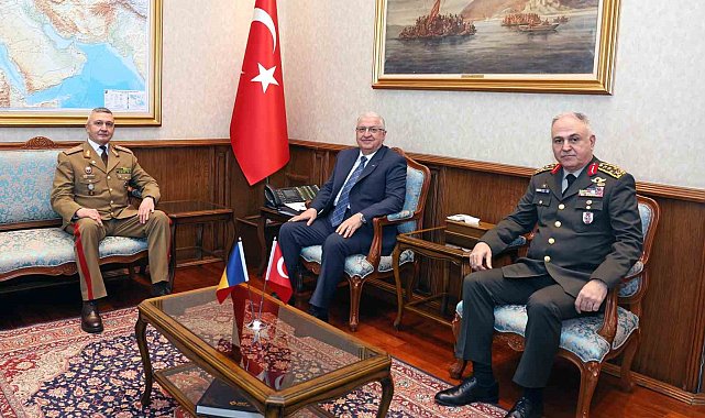 Bakan Güler, Romanya Genelkurmay Başkanı Vlad'ı kabul etti