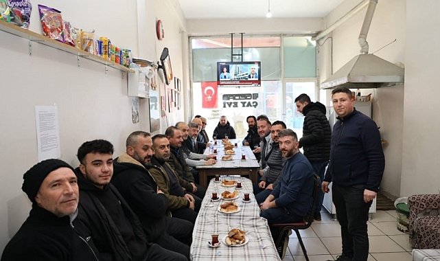 Başkan Akçadurak, esnafla kahvaltı buluşmalarına devam ediyor