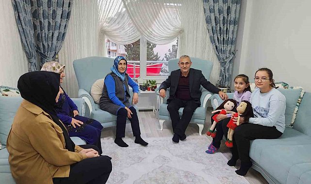 Başkan Alim Işık'tan şehit ailelerine ziyaret