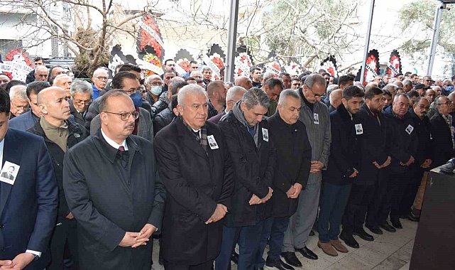 Başkan Atay'ın ağabeyi son yolculuğuna uğurlandı.