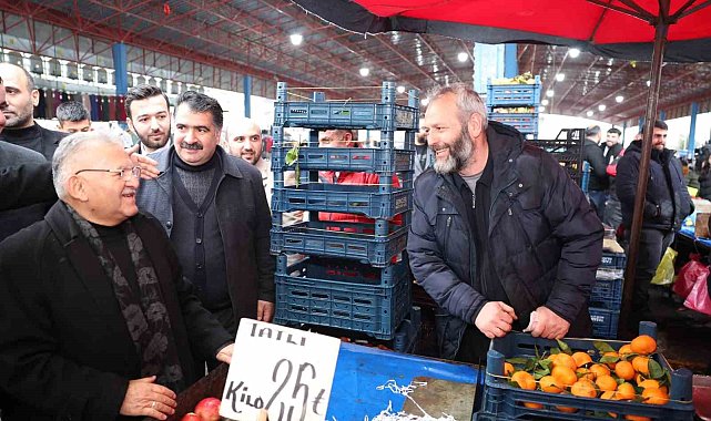 Başkan Büyükkılıç, İldem pazarı esnafı ile buluştu