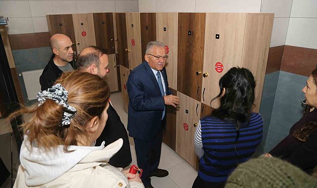 Başkan Büyükkılıç'tan sağlıklı yaşam merkezine ziyaret