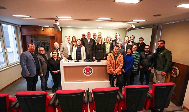 Başkan Doğan, basın mensuplarıyla bir araya geldi