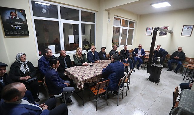 Başkan Doğan yeni yılın ilk gününde vatandaşlarla buluştu
