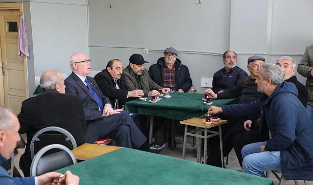 Başkan Kazım Kurt 71 Evler Mahallesinde esnafı ziyaret etti