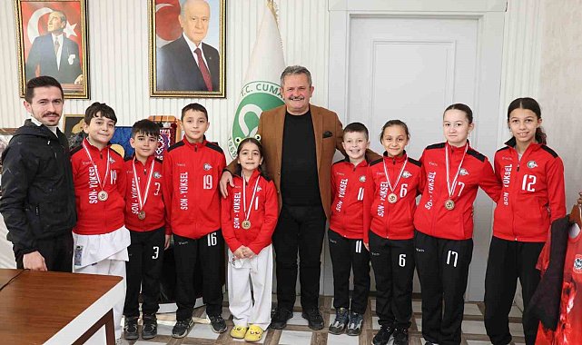 Başkan Koloğlu, sporcuları ağırladı