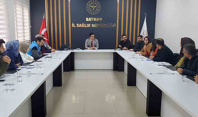 Batman'da evde sağlık hizmetleri verimliliğini artırmak için toplantı yapıldı