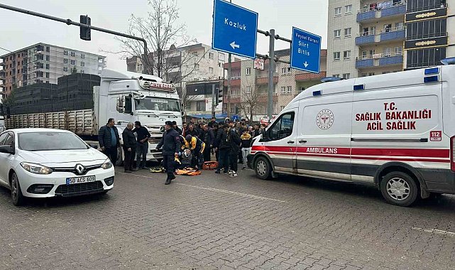 Batman'da karşıya geçmeye çalışan yaşlı adama tır çarptı