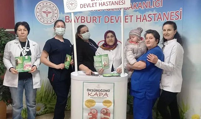 Bayburt'ta kadınlara serviks kanseri hakkında bilgiler verildi