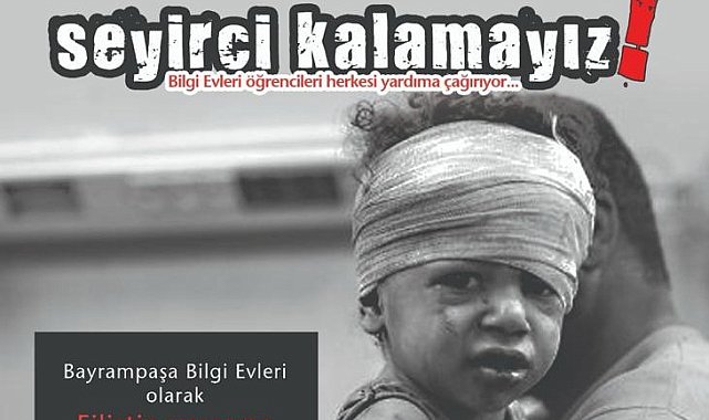 Bayrampaşalı çocuklardan Gazzeli çocuklar için yardım programı