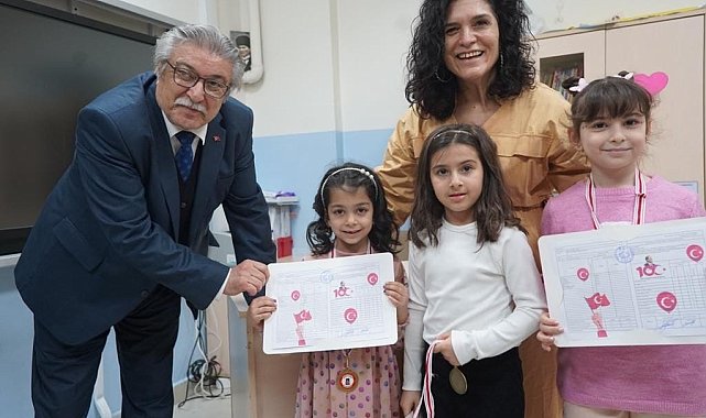 Belediye Başkanı Kaya, öğrencilerin karne sevincini paylaştı