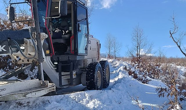 Besni'de kapanan köy yolları açıldı