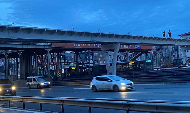 Beşyol metrobüs durağı yenileme çalışması mart ortasına kadar devam edecek