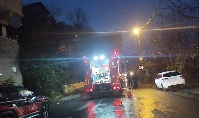Beykoz'da gecekondu alevlere teslim oldu