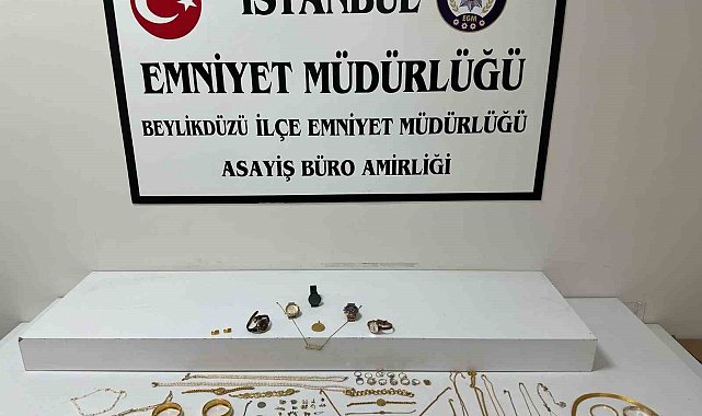 Beylikdüzü'nde evden 1 milyonluk ziynet eşyası çalan şahıs yakalandı