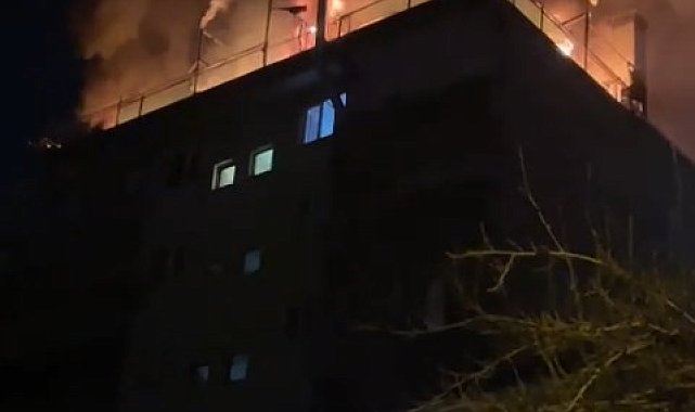 Binayı ateşe verdi, kaçmaya çalışırken yakalandı