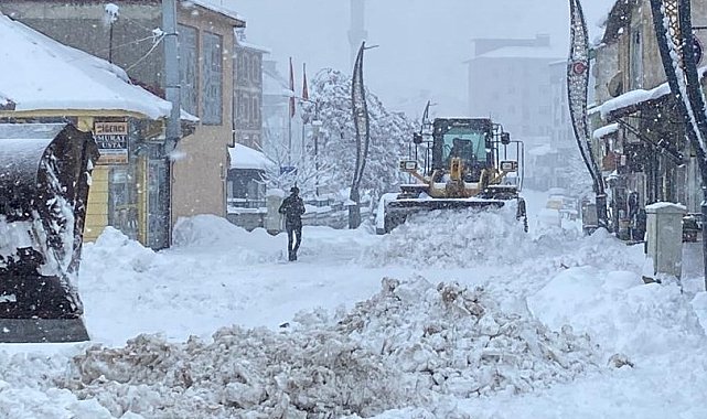 Bingöl'de kar nedeniyle 173 köy yolu ulaşıma kapandı
