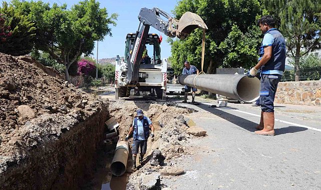 Bodrum'una kayıp-kaçağı için 34 Km yeni içme suyu hattı yapıldı