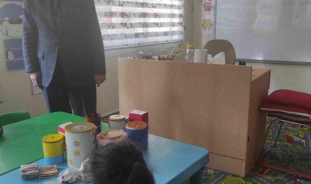 Bozdoğanlı miniklerden Gazze'ye yardım eli