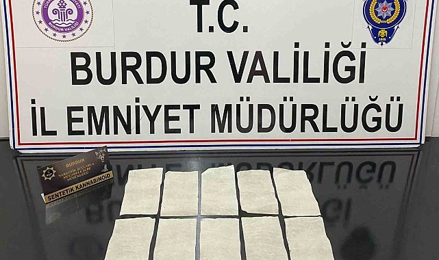 Burdur'da şüphe üzerine durdurulan araçta uyuşturucu çıktı, 2 şahıs tutuklandı