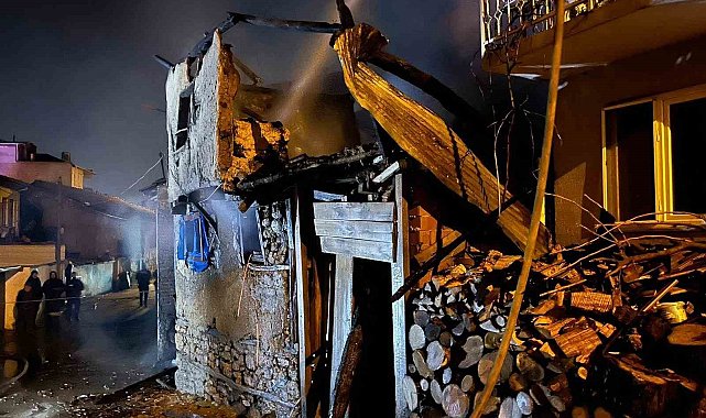 Bursa&#039;da 10 büyük baş hayvanın telef olduğu yangının boyutu gün ağarınca ortaya çıktı