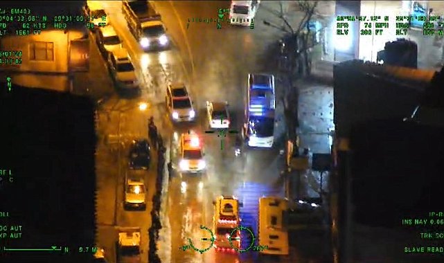 Bursa'da nefes kesen uyuşturucu operasyonu kamerada...O kaçtı helikopter takip etti