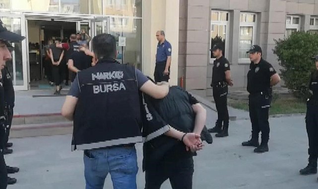 Bursa'da uyuşturucudan kazanılan kara paraya da operasyon