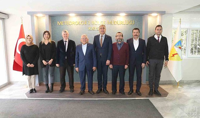 Büyükkılıç'tan Meteoroloji 7'nci Bölge Müdürü Erol'a ziyaret