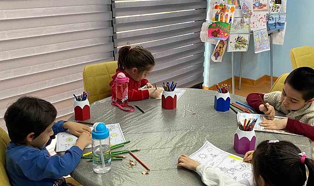 Büyükşehir'in 'çocuklara özel' kütüphanesinde yarıyıl tatil yoğunluğu