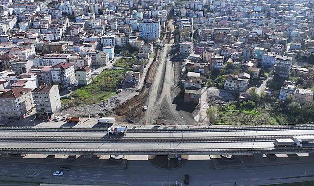 Canik'te yeni bulvar yolu çalışmaları hızla sürüyor