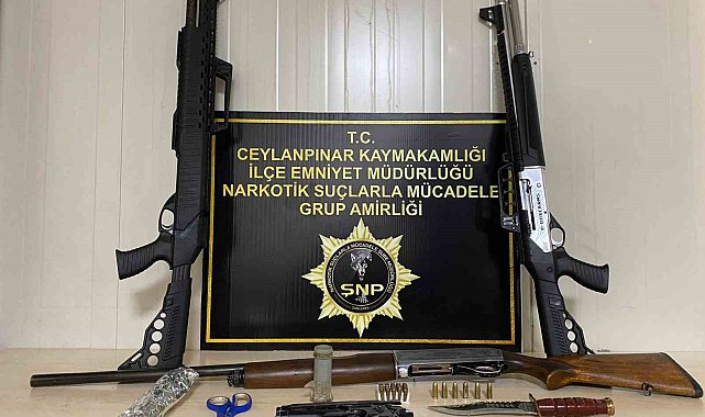 Ceylanpınar'da suç örgütüne operasyon: 10 tutuklama