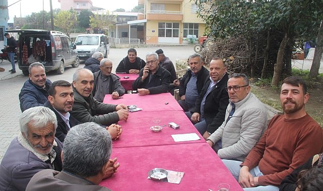 CHP Bozdoğan Belediye Başkan Adayı Özel Kavaklı Mahallesi'nde vatandaşlarla buluştu