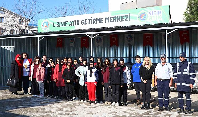 Çiftlikköy'de öğrenciler sıfır atık eğitim atölyesine katıldı